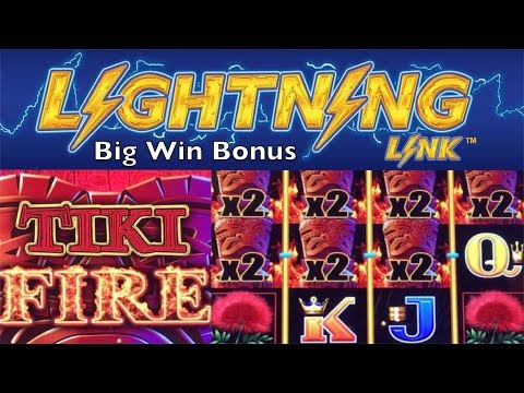 LIGHTNING LINK Slot Machine – TIKI FIRE – Very Big Win Bonus – Aristocrat Pokies 번개 링크 슬롯 머신