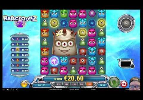 Mega Big Win on Reactoonz 2 online slot