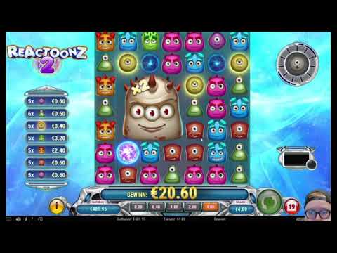 Mega Big Win on Reactoonz 2 online slot