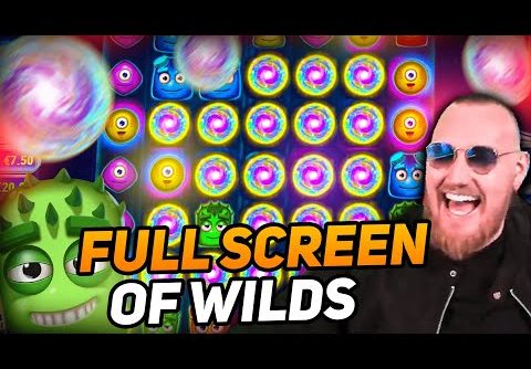 ClassyBeef Full Screen of Wilds Win on Reactoonz slot – TOP 5 Biggest wins of the week