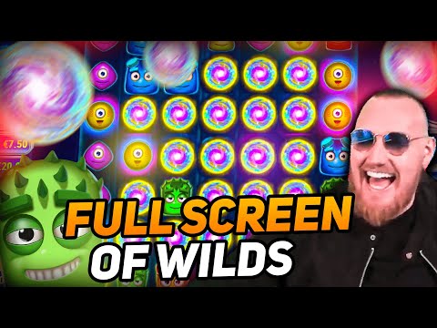 ClassyBeef Full Screen of Wilds Win on Reactoonz slot – TOP 5 Biggest wins of the week