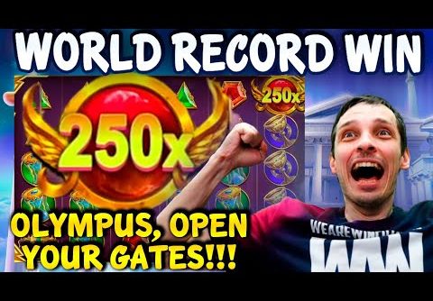 WORLD RECORD WIN GATES of OLYMPUS SLOT! BIGGEST WINS HIGHLIGHT