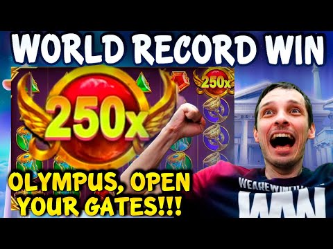 WORLD RECORD WIN GATES of OLYMPUS SLOT! BIGGEST WINS HIGHLIGHT