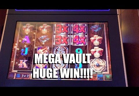 HUGE WIN IGT Mega Vault Slot: Free Games Bonus