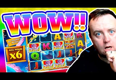 THAT IS INSANE ! SLOTS – KRAKEN SLOT BIG WIN