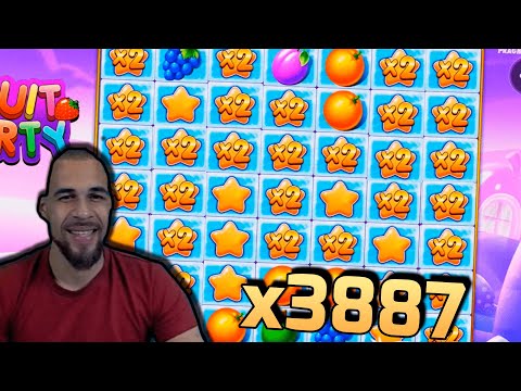 RECORD WIN! Streamer win x3887 in Fruit Party Slot! BIGGEST WINS OF THE WEEK! #28