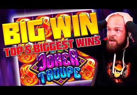 CLASSYBEEF – TOP 5 BIGGEST WINS OF THE WEEK | CRAZY WINNINGS IN SLOT JOKER TROUPE