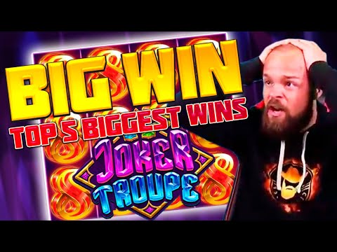 CLASSYBEEF – TOP 5 BIGGEST WINS OF THE WEEK | CRAZY WINNINGS IN SLOT JOKER TROUPE