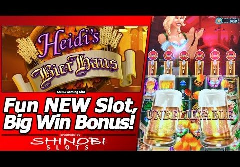 Heidi’s Bier Haus Slot – Live Play and Fun, Big Win Bonus with Hans Spins in my First Attempt