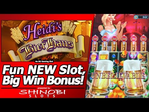 Heidi’s Bier Haus Slot – Live Play and Fun, Big Win Bonus with Hans Spins in my First Attempt