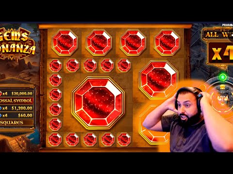 EPIC MASSIVE BIG WIN! Streamer Extra Win on Gems Bonanza Slot! BIGGEST WINS OF THE WEEK! #58