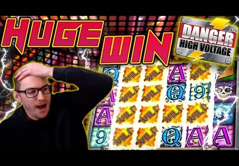 HUGE WIN on Danger High Voltage Slot – £20 Bet!