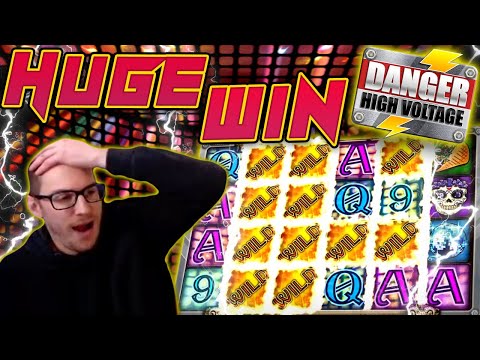 HUGE WIN on Danger High Voltage Slot – £20 Bet!