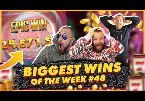 BIGGEST WINS OF THE WEEK 48! INSANE BIG WINS on Online Slots! TWITCH HIGHLIGHTS!