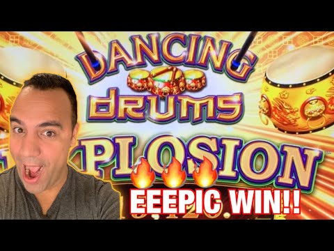 Dancing Drums EXPLOSION 🧨 | $10 MAX BETS! | Huge WIN, Big EEEEE! 💃 🥁 💰