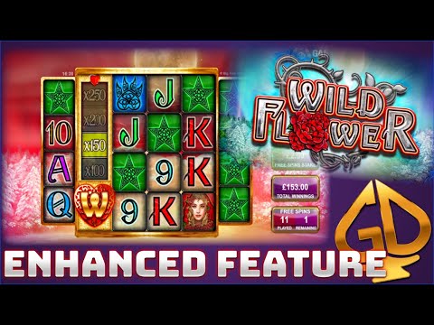 Enhanced Feature! *NEW* Huge Win! WILD FLOWER Online slot