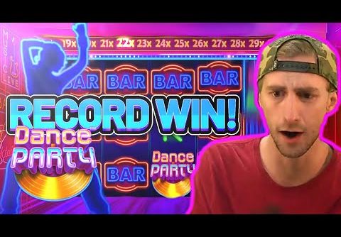 WORLD RECORD WIN!!! DANCE PARTY BIG WIN – €5 BONUS ON CASINO SLOT FROM PRAGMATIC