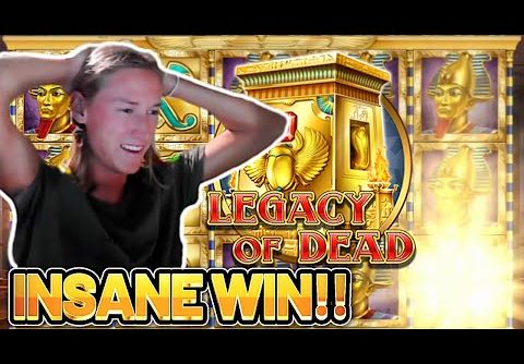 INSANE WIN! LEGACY OF DEAD BIG WIN – €5 bet Casino Slot from CASINODADDY