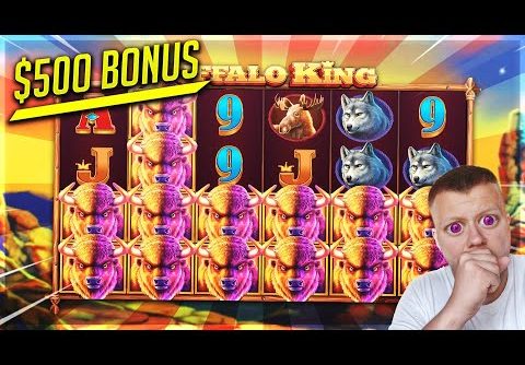 My BIGGEST Buffalo King Slot Win! 🤑