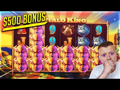 My BIGGEST Buffalo King Slot Win! 🤑