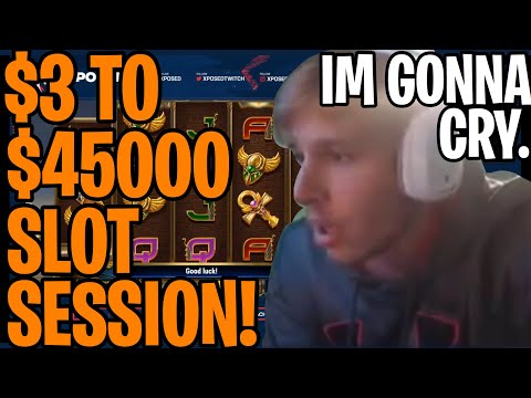 $3 TO $45000 SLOT SESSION! CRAZIEST SLOT WIN OF ALL TIME?