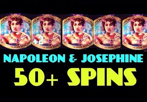 NAPOLEON & JOSEPHINE slot machine 50 SPINS bonus and MEGA BIG WIN