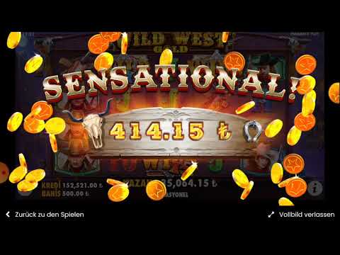 😎 TEK RAKIBIM TURK HAVA YOLLARI #SLOT# | WILD WEST GOLD |  JACKPOT BIG WIN MEGA WIN NICE END CARD