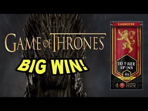 BIG WIN on Game of Thrones Slot – £0.90 Bet