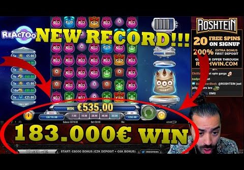 ROSHTEIN win 183.000 € New World Record! Money Train slot