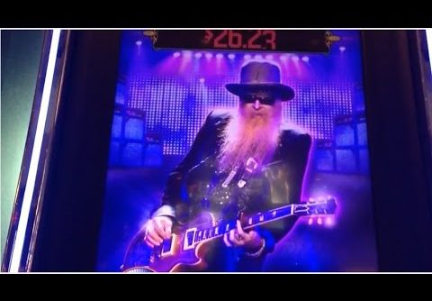 ZZ TOP Slot machine – Biggest Bonus Win on You Tube, $5.00 bet wins $500.00