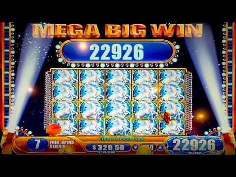 HUGE WIN! Mystical Unicorn Slot – HIGH LIMIT vs LOW LIMIT!