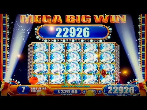 HUGE WIN! Mystical Unicorn Slot – HIGH LIMIT vs LOW LIMIT!