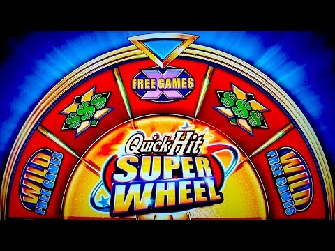 Quick Hit Super Wheel Slot – NICE SESSION, ALL BONUS FEATURES!