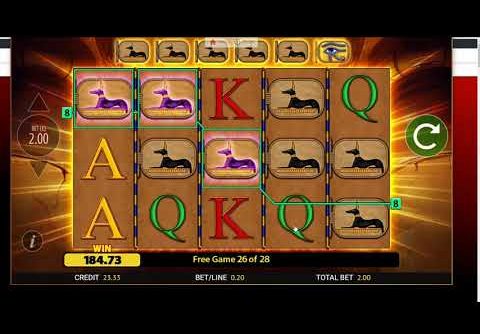 Eye Of Horus Slot with retrigger Big Win