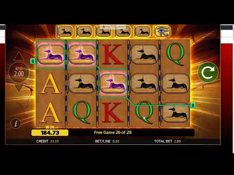 Eye Of Horus Slot with retrigger Big Win