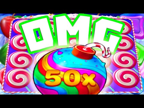 Sweet Bonanza 🍭 Slot Bonus Buys and Big Wins I Asked for a 50X 🤑Bomb and I Got It OMG‼️