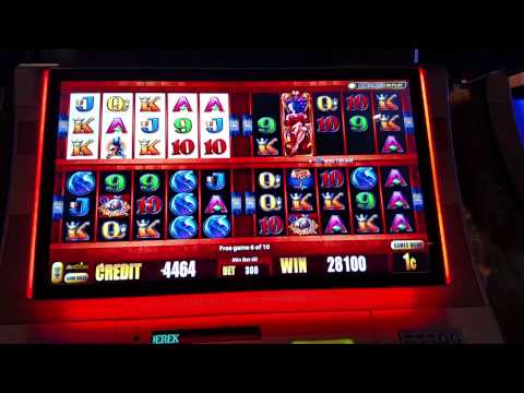 Aristocrat Wicked Winnings IV 4  HUGE WIN Slot machine bonus free spins