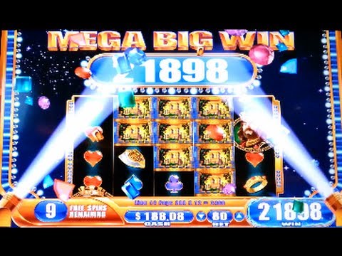 MEGA BIG WIN! The King and the Sword Bonus Win WMS Slot Machine