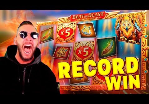 DEUCEACE Record Win 105405€ on Beat The Beast Griffin’s Gold slot – TOP 5 Mega wins of the week