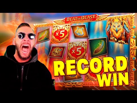 DEUCEACE Record Win 105405€ on Beat The Beast Griffin’s Gold slot – TOP 5 Mega wins of the week