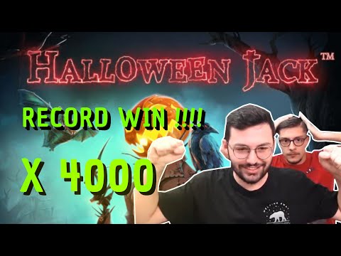 RECORD WIN on Halloween Jack Slot ( x4000)