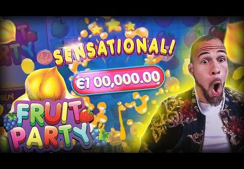 ClassyBeef New Record Win 100.000€ on  FRUIT PARTY Slot  – TOP 5 Biggest wins of the week