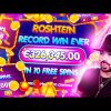 ROSHTEIN Biggest win ever €326.000 on Fruit Party slot €100 Bonus buy INSANE x3263 WIN
