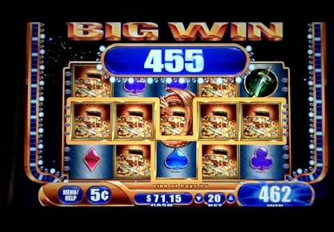 Dragon’s Fire WMS 5¢ Slot Machine Replicating Wild Feature SUPER BIG WIN