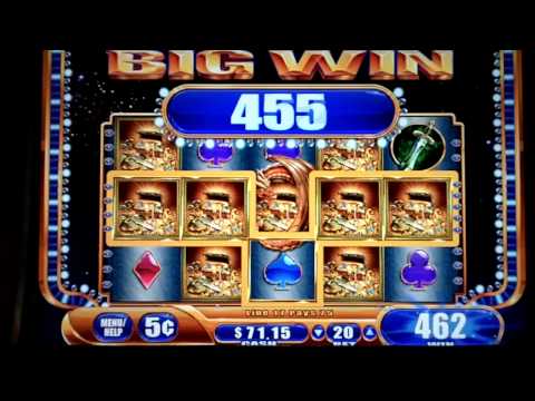 Dragon’s Fire WMS 5¢ Slot Machine Replicating Wild Feature SUPER BIG WIN