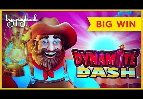 GREAT SURPRISE! All Aboard Dynamite Dash Slot – BIG WIN BONUS!