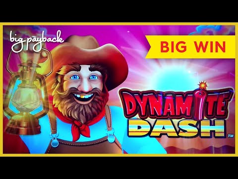 GREAT SURPRISE! All Aboard Dynamite Dash Slot – BIG WIN BONUS!