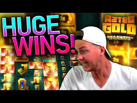 SUPER HOT Aztec Gold Megaways Slot! (Big Wins)