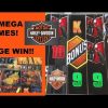 ** HUGE WIN!! ** 89 MEGA SPINS ON HARLEY DAVIDSON SLOT!