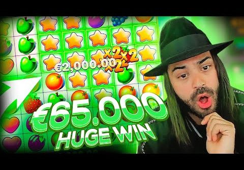 Streamer Record win 65.000€ on FRUIT PARTY slot – TOP 5 Mega wins of the week